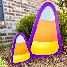 Load image into Gallery viewer, Mini Candy Corn Garden Stake