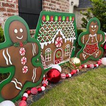 Load image into Gallery viewer, Jumbo Gingerbread Man Garden Stake