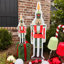 Load image into Gallery viewer, Large Nutcracker Garden Stakes