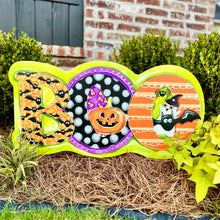 Load image into Gallery viewer, Large Grouped BOO Yard Art