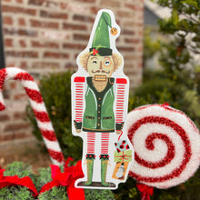 Load image into Gallery viewer, Mini Nutcracker Garden Stakes