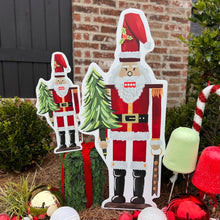 Load image into Gallery viewer, Large Nutcracker Garden Stakes