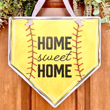 Load image into Gallery viewer, Softball Home Sweet Home Door Hanger