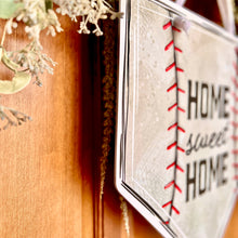 Load image into Gallery viewer, Baseball Home Sweet Home Door Hanger