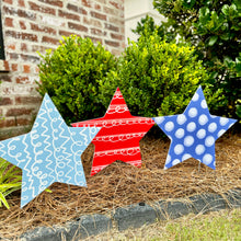 Load image into Gallery viewer, Whimsical Star Set Yard Art