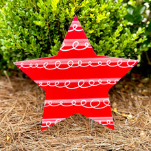 Load image into Gallery viewer, Whimsical Star Set Yard Art