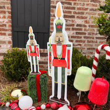 Load image into Gallery viewer, Large Nutcracker Garden Stakes