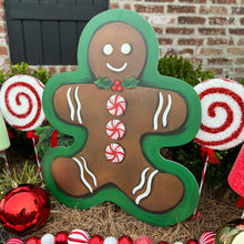 Load image into Gallery viewer, Jumbo Gingerbread Man Garden Stake