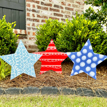 Load image into Gallery viewer, Whimsical Star Set Yard Art