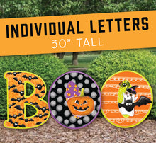Load image into Gallery viewer, BOO Individual Letters Yard Art