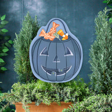 Load image into Gallery viewer, Jack O'Lantern Candy Buckets WITH BRACES Yard Art