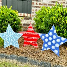 Load image into Gallery viewer, Whimsical Star Set Yard Art