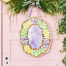 Load image into Gallery viewer, Mardi Gras King Cake Door Hanger