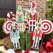 Load image into Gallery viewer, Mini Nutcracker Garden Stakes