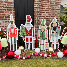 Load image into Gallery viewer, Large Nutcracker Garden Stakes
