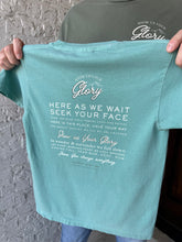 Load image into Gallery viewer, YOUTH Show Us Your Glory Comfort Colors (Seafoam) Fundraiser Tee