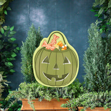 Load image into Gallery viewer, Jack O'Lantern Candy Buckets Yard Art