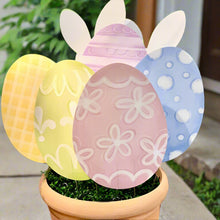 Load image into Gallery viewer, Pastel Easter Egg Yard Art Set