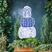 Load image into Gallery viewer, REVERSIBLE Stacked Fall/Halloween Pumpkins Yard Art