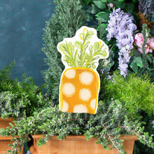 Load image into Gallery viewer, Orange Chinoiserie Carrot Yard Art Set