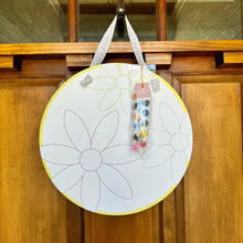 Load image into Gallery viewer, Paint Your Own Flowers Door Hanger with Paint Pack