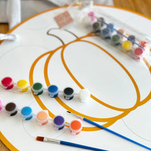 Load image into Gallery viewer, Paint Your Own Pumpkin Door Hanger with Paint Pack