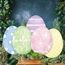 Load image into Gallery viewer, Pastel Easter Egg Yard Art Set