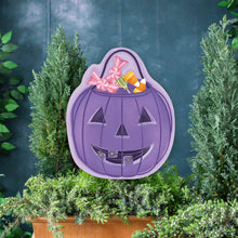 Load image into Gallery viewer, Jack O'Lantern Candy Buckets WITH BRACES Yard Art