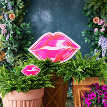 Load image into Gallery viewer, Mini Watercolor Lips Garden Stake