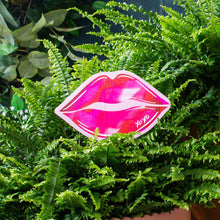 Load image into Gallery viewer, Mini Watercolor Lips Garden Stake