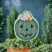 Load image into Gallery viewer, Jack O'Lantern Candy Buckets WITH BRACES Yard Art