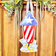 Load image into Gallery viewer, Rocket Firework Door Hanger