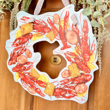 Load image into Gallery viewer, Crawfish Wreath Door Hanger