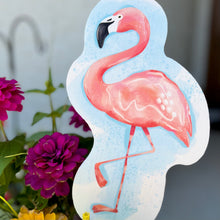 Load image into Gallery viewer, Mini Splashing Flamingo Garden Stake