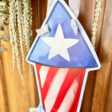 Load image into Gallery viewer, Rocket Firework Door Hanger