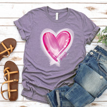 Load image into Gallery viewer, Valentine's Watercolor Heart T-Shirt