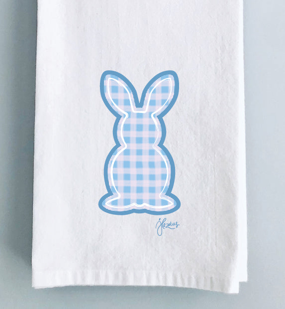 Blue Gingham Tea Towel