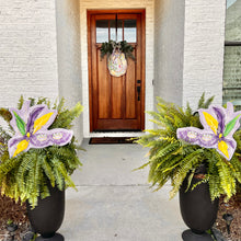 Load image into Gallery viewer, Mardi Gras Mask Garden Stakes