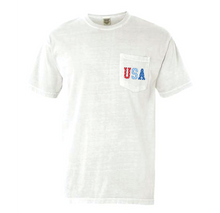 Load image into Gallery viewer, USA Pocket Comfort Colors Tee