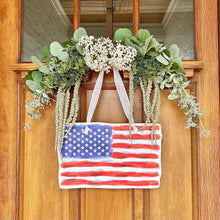 Load image into Gallery viewer, American Flag Door Hanger