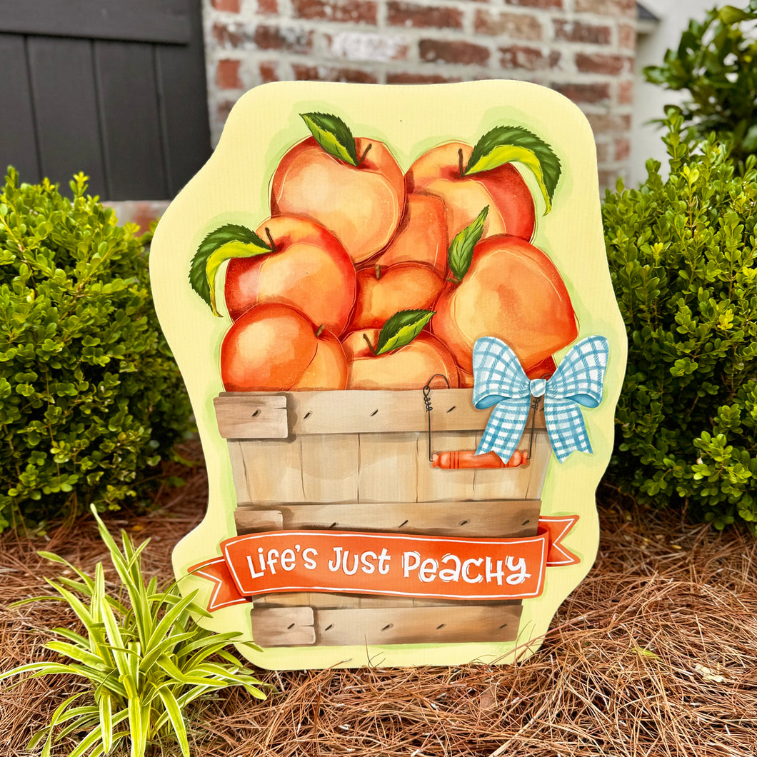 Life's Just Peachy Yard Art