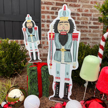 Load image into Gallery viewer, Large Nutcracker Garden Stakes
