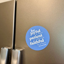 Load image into Gallery viewer, Romans 12:12 Fundraiser 4" Magnet
