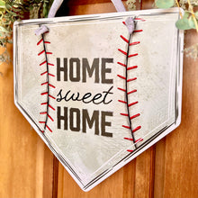 Load image into Gallery viewer, Baseball Home Sweet Home Door Hanger
