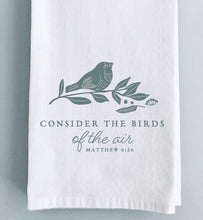 Load image into Gallery viewer, Consider the Birds Tea Towel
