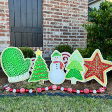 Load image into Gallery viewer, Traditional Tree Christmas Cookie Garden Stake
