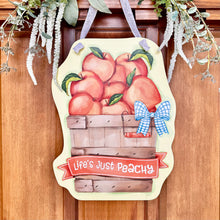 Load image into Gallery viewer, Life&#39;s Just Peachy Door Hanger
