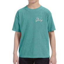 Load image into Gallery viewer, YOUTH Show Us Your Glory Comfort Colors (Seafoam) Fundraiser Tee
