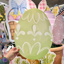 Load image into Gallery viewer, Pastel Easter Egg Yard Art Set
