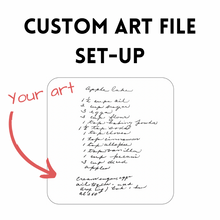 Load image into Gallery viewer, Custom Handwriting Art Set-up
